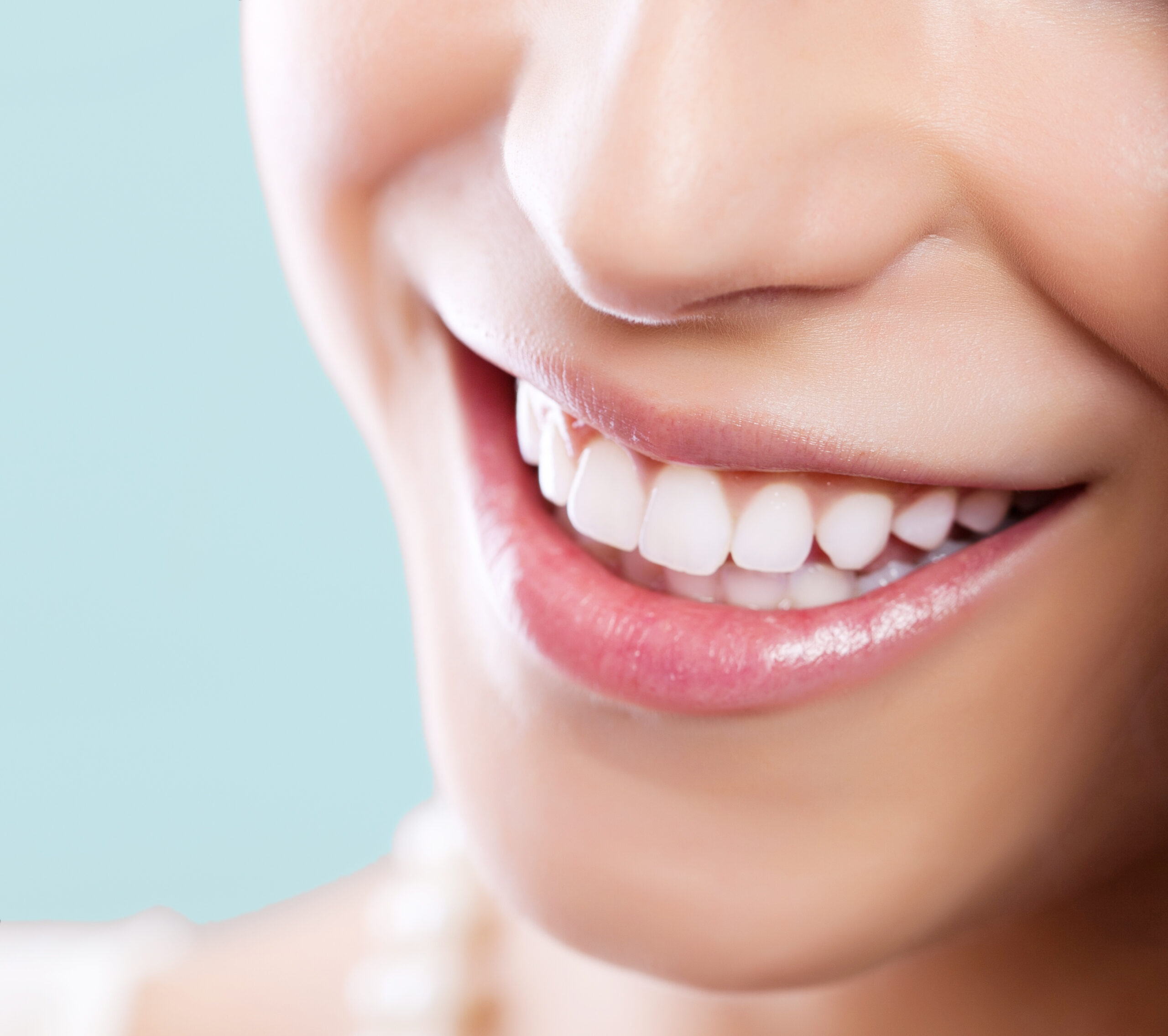 Healthy white smile